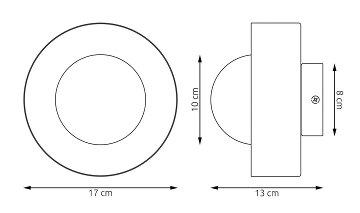 Lulu vegglampe-Vegglamper-Emibig-Svart-1536/K1-Lightup.no