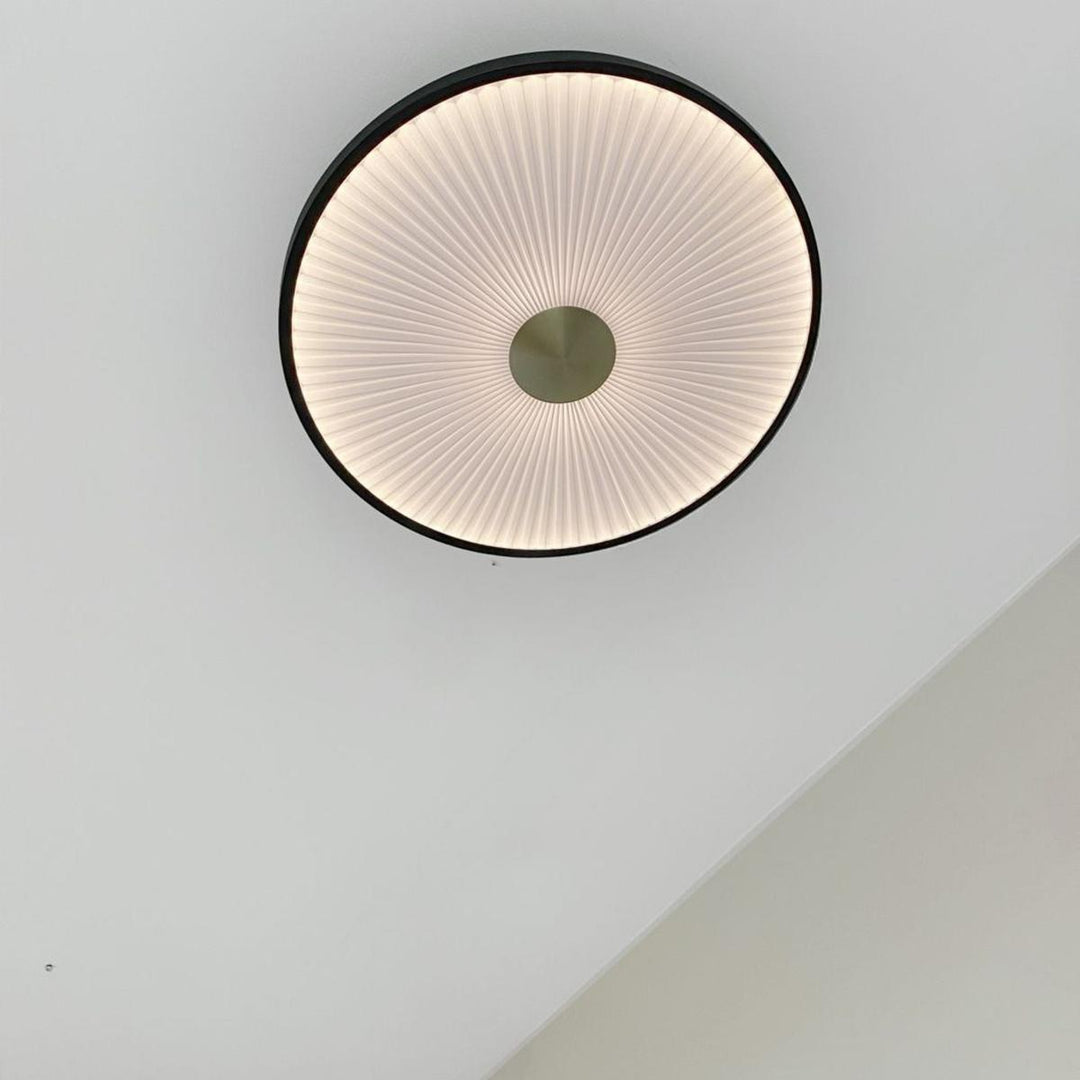 Lumi taklampe m/plissering Ø50-Taklamper-Luminor-Svart-5714198600908-Lightup.no