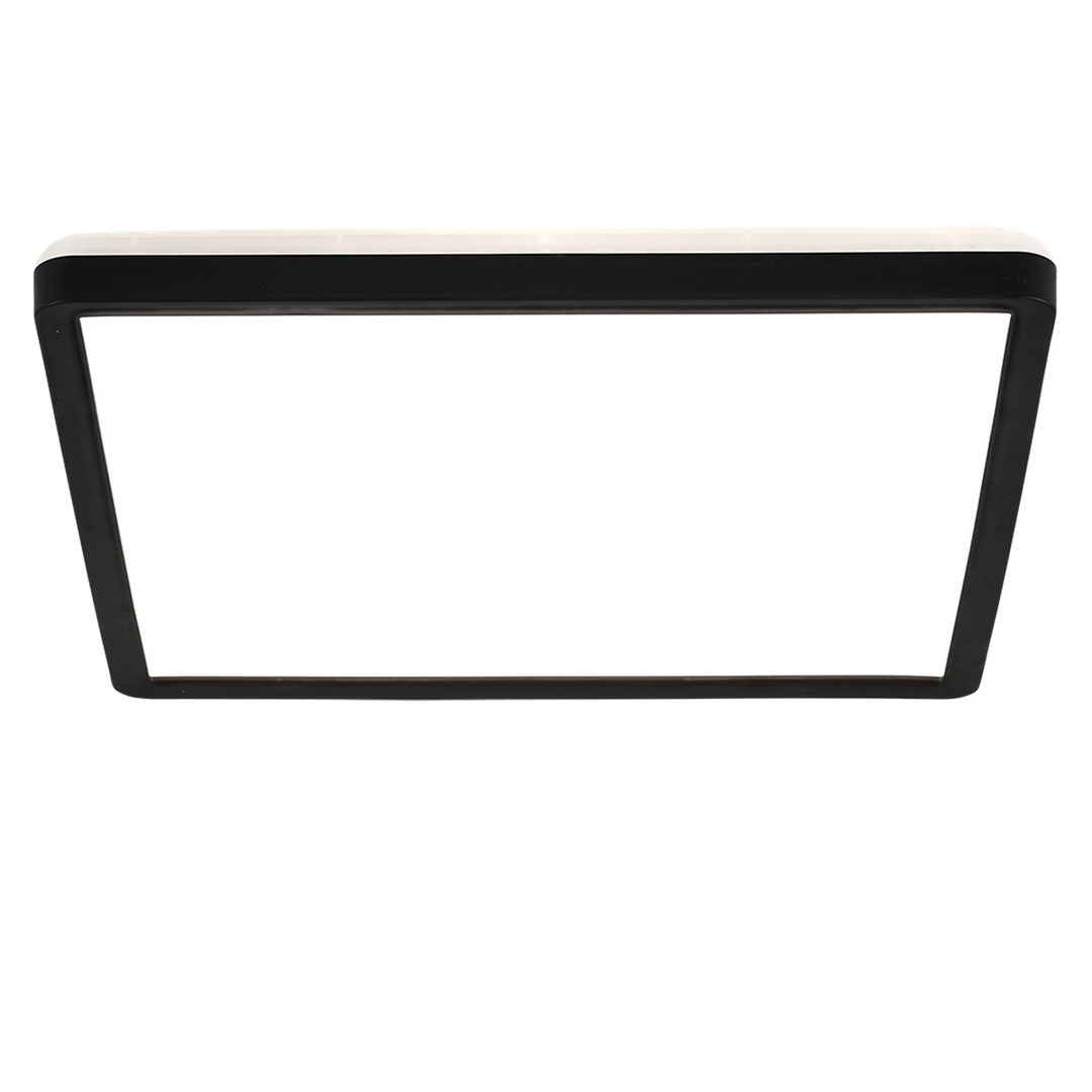 Luna 30 x 30 cm taklampe 18W 3000 Kelvin IP54 - 3-step dim-Taklamper-Ms - belysning-Svart-9400000339-Lightup.no