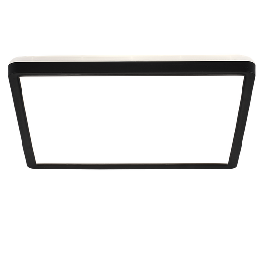 Luna 30 x 30 cm taklampe 18W 3000 Kelvin IP54 - 3-step dim-Taklamper-Ms - belysning-Svart-9400000339-Lightup.no