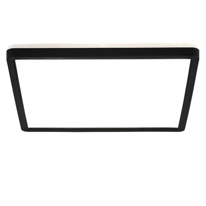 Luna 30 x 30 cm taklampe 18W 3000 Kelvin IP54 - 3-step dim-Taklamper-Ms - belysning-Svart-9400000339-Lightup.no