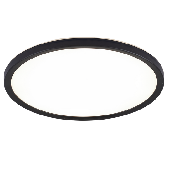 Luna 42 cm taklampe 24W 3000 Kelvin IP54 - 3-step dim-Taklamper-Ms - belysning-Svart-9400000227-Lightup.no