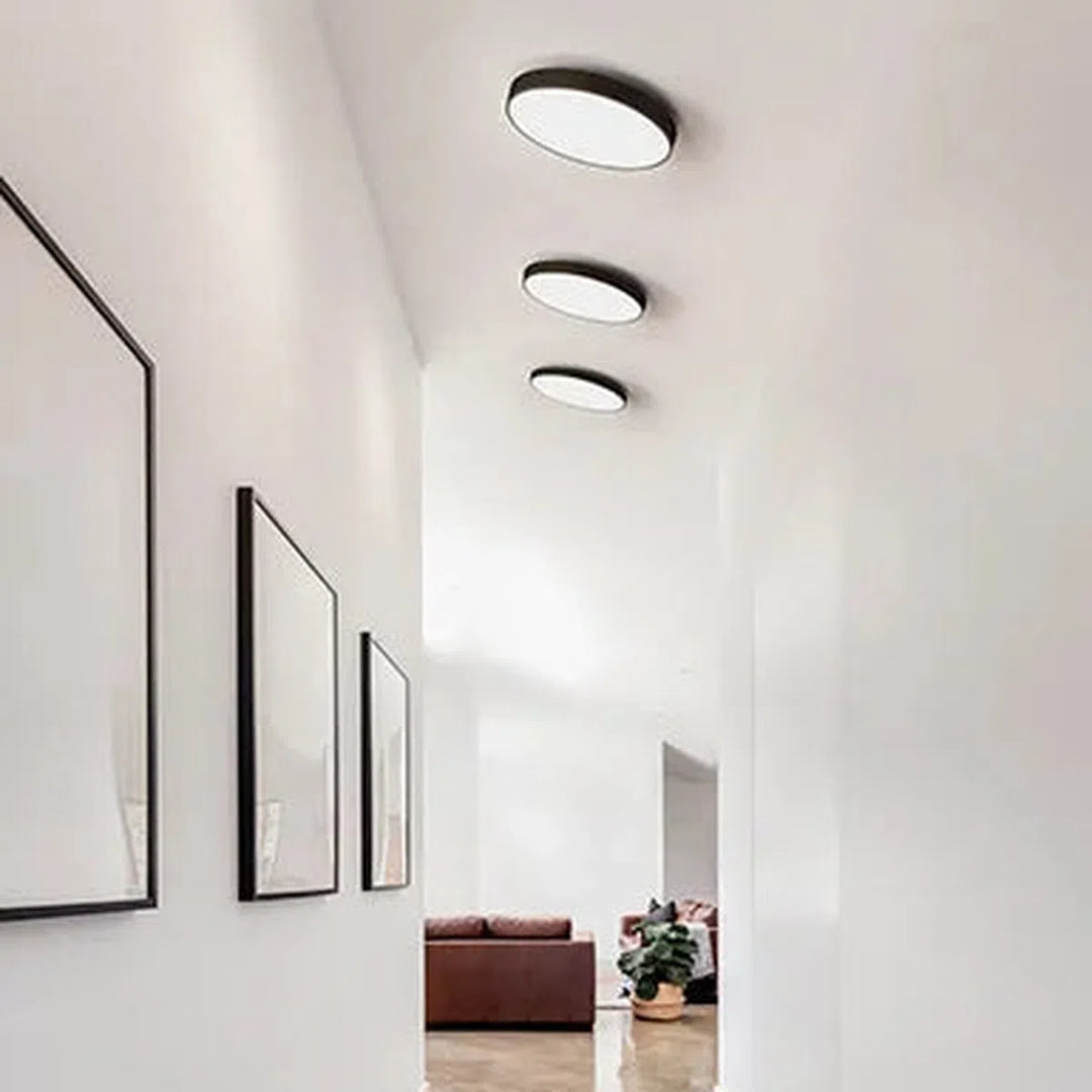 Luna taklampe 45 cm 2700/3000/4000 Kelvin CCT Uplight 34,5W IP40 - Dimbar-Taklamper-Antidark-Svart-2-512-37-2-Lightup.no