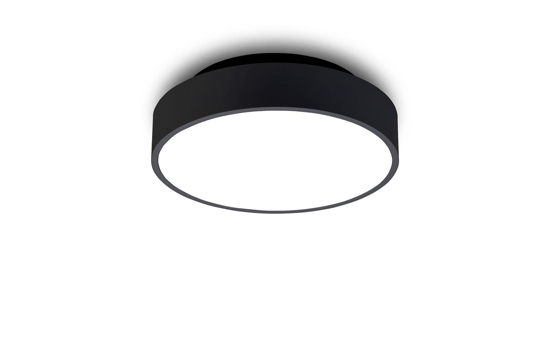Luna taklampe utendørs 26 cm 2700/3000/4000 Kelvin 13,5W IP44 - Dimbar-Utebelysning taklampe-Antidark-Svart-2-237-260-2-Lightup.no