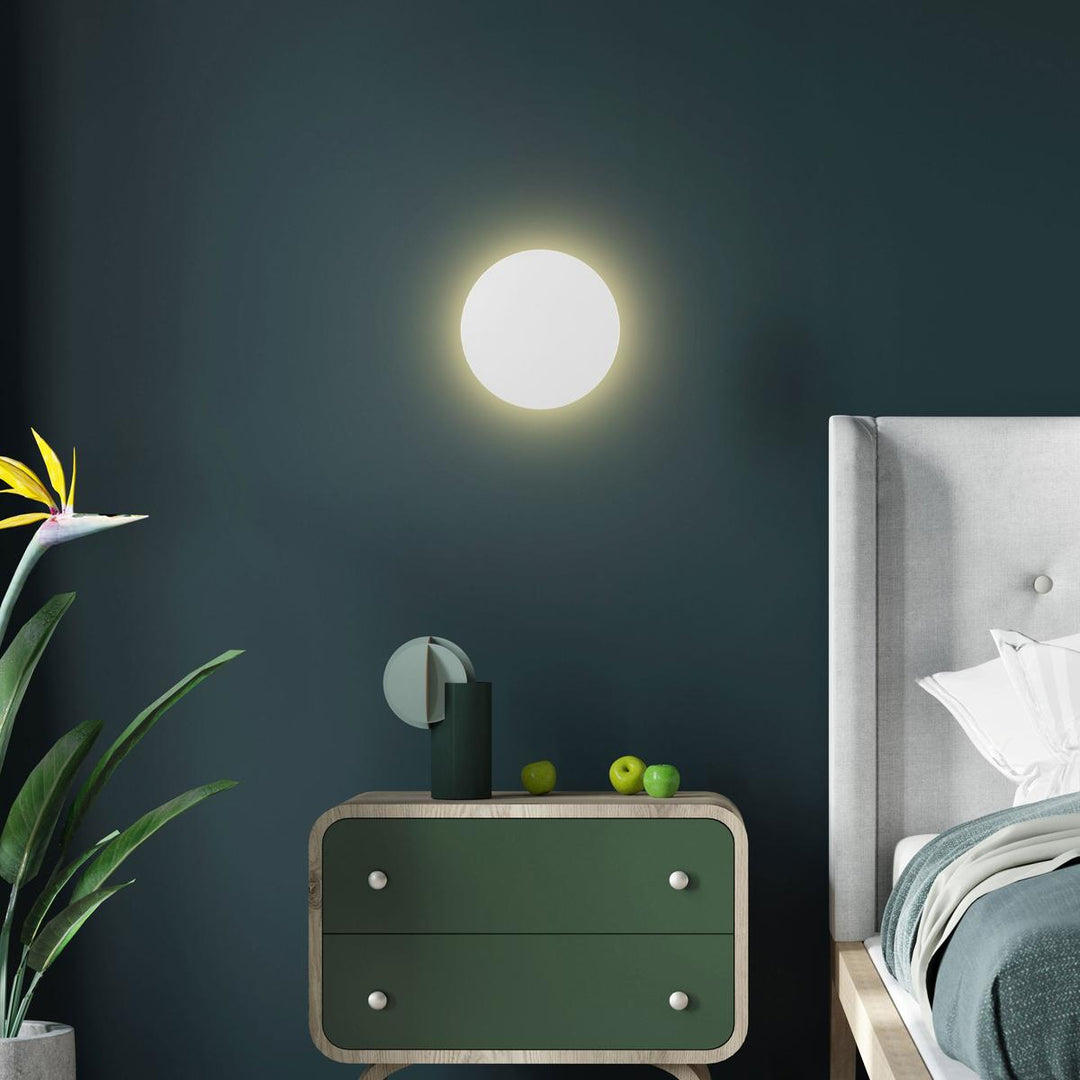Luna vegglampe 20 cm-Vegglamper-TK Lighting-Svart-TK-6012-Lightup.no