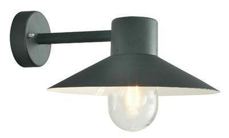 Lund 290-Utebelysning vegg klassisk-Norlys-Svart-3185382-Lightup.no