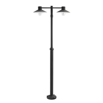 Lund stolpe 275-Utebelysning stolpe-Norlys-Svart-3101940-Lightup.no