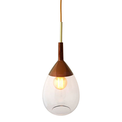 Lute takpendel 22 cm klar/kobber-Takpendler-EBB & FLOW-LA101408-Lightup.no