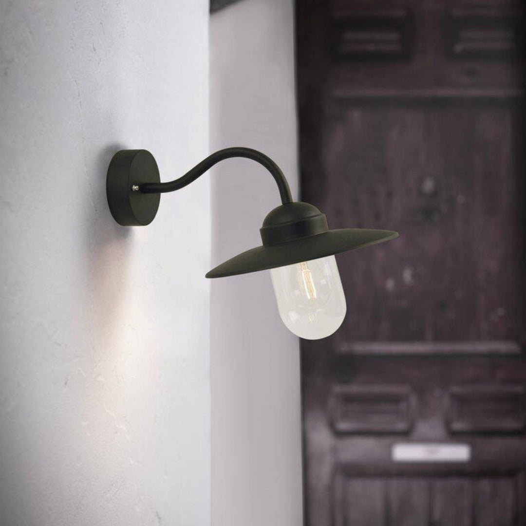 Luxembourg vegglampe utendørs E27 IP54-Utebelysning vegg klassisk-Nordlux-Svart-22671003-Lightup.no
