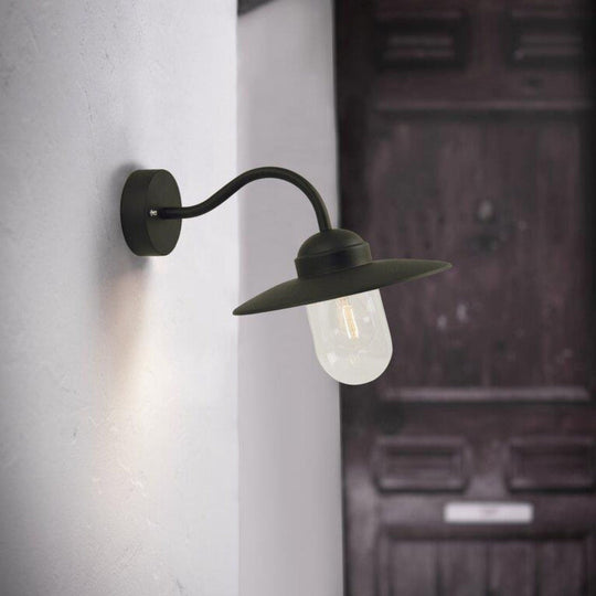 Luxembourg vegglampe utendørs E27 IP54-Utebelysning vegg klassisk-Nordlux-Svart-22671003-Lightup.no