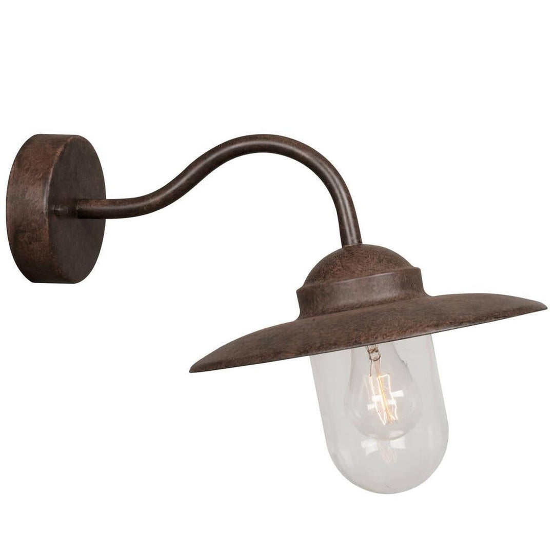 Luxembourg vegglampe utendørs E27 IP54-Utebelysning vegg klassisk-Nordlux-Svart-22671003-Lightup.no
