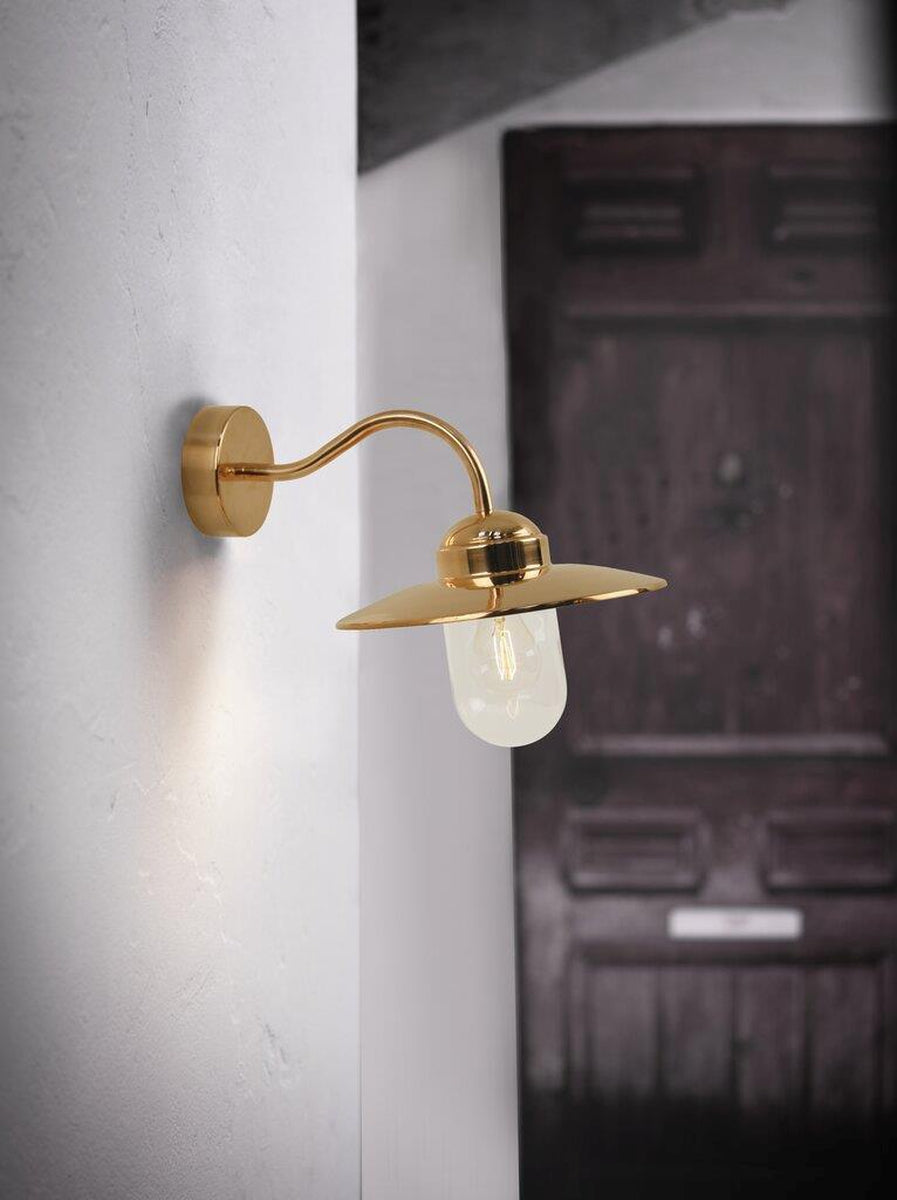 Luxembourg vegglampe utendørs E27 IP54-Utebelysning vegg klassisk-Nordlux-Kobber-22671030-Lightup.no