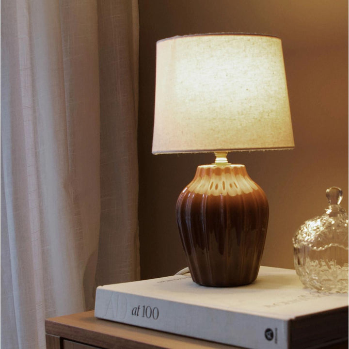 Lyon Bordlampe 32-Bordlamper-Pr home of Scandinavia Ab-Brun/Natur-Prh__260-31-BR-Lightup.no