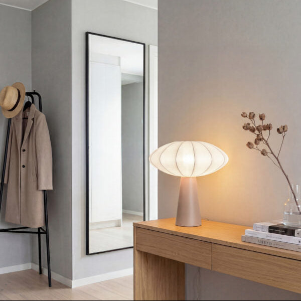 Madison bordlampe Ø35-Bordlamper-Aneta Lighting-Varm Grå/Hvit-28131-18-01-Lightup.no