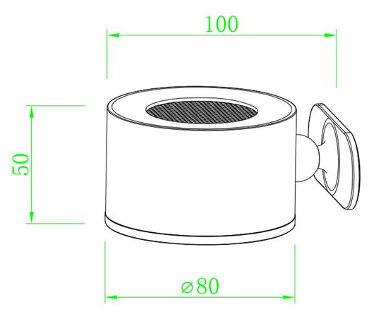 Magneto K2 vegglampe oppladbar 4,5W-Vegglamper-NorDesign-Grafitt-37102505-Lightup.no