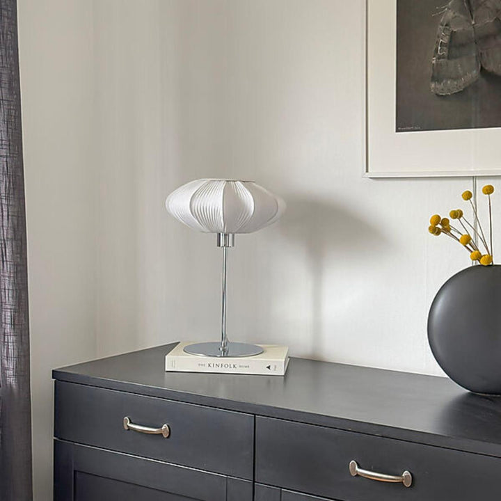 Mamsell stor bordlampe-Bordlamper-Aneta Lighting-Svart / Grå-18403-15-18-Lightup.no