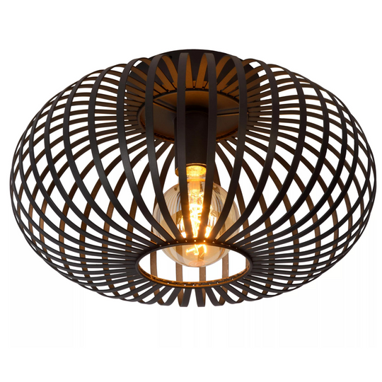Manuela taklampe 40 cm-Taklamper-Lucide-Svart-lc78174/40/30-Lightup.no