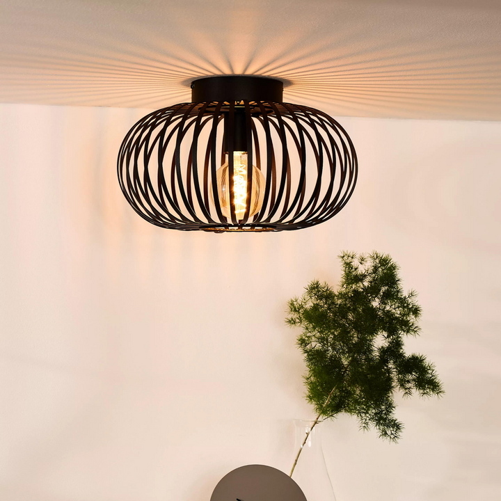 Manuela taklampe 40 cm-Taklamper-Lucide-Svart-lc78174/40/30-Lightup.no