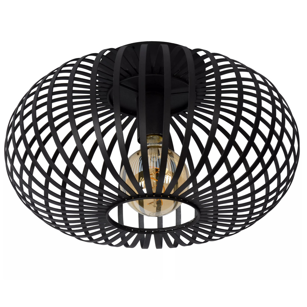 Manuela taklampe 40 cm-Taklamper-Lucide-Svart-lc78174/40/30-Lightup.no