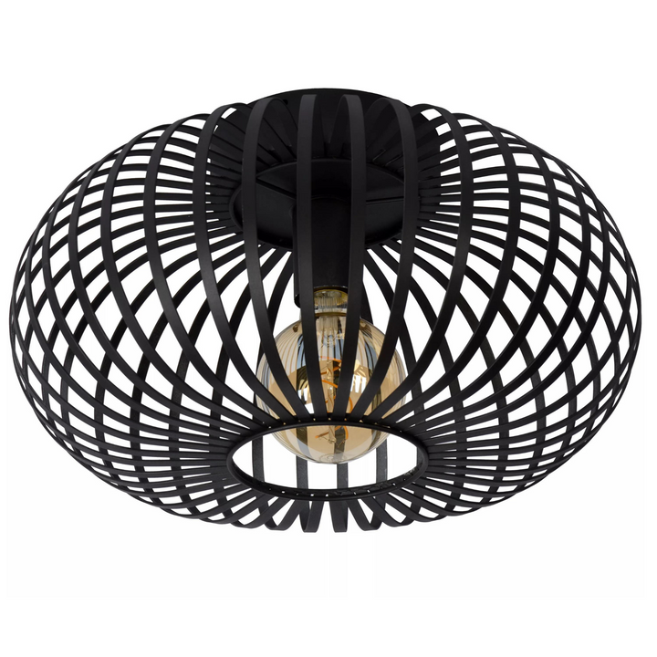 Manuela taklampe 40 cm-Taklamper-Lucide-Svart-lc78174/40/30-Lightup.no