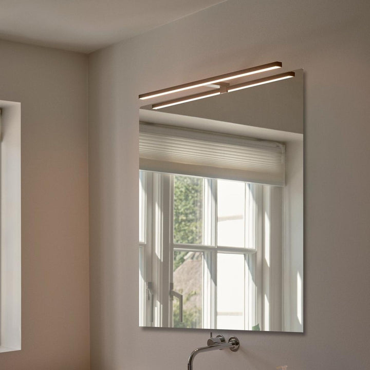 Marlee vegglampe for baderom 80 cm 11,5W 3000 Kelvin IP44-Baderomsbelysning vegglamper-Nordlux-Svart-2510351003-Lightup.no