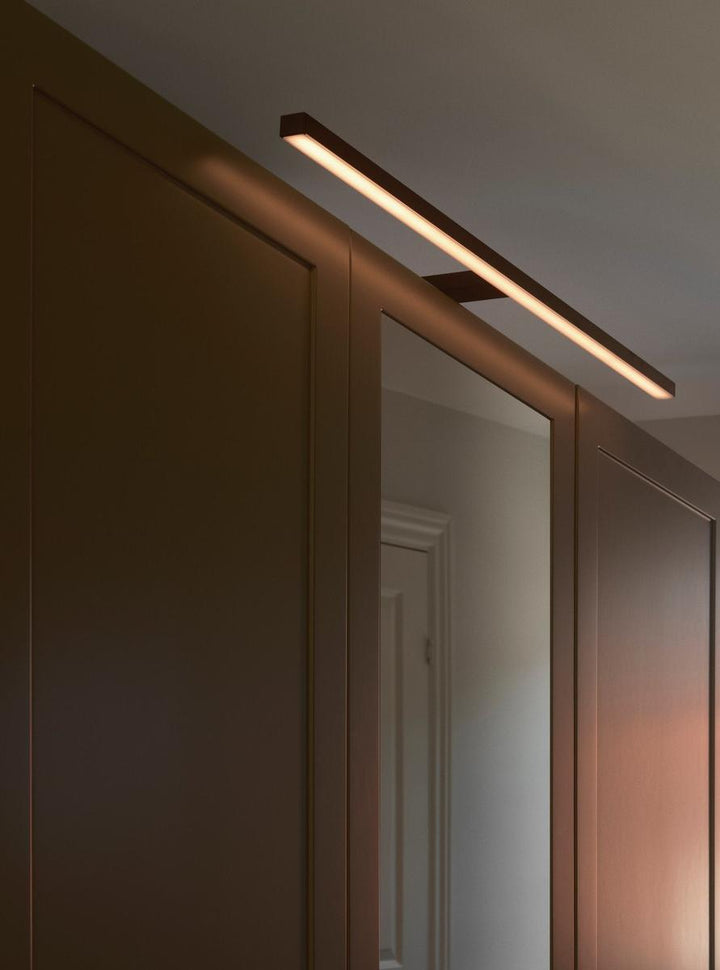 Marlee vegglampe for baderom 80 cm 11,5W 3000 Kelvin IP44-Baderomsbelysning vegglamper-Nordlux-Svart-2510351003-Lightup.no