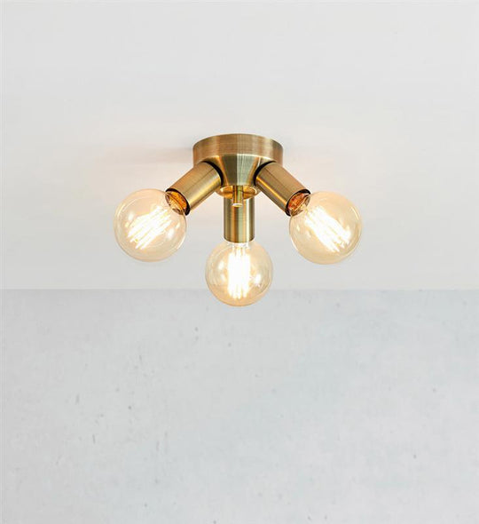 Mazzo taklampe 3-lys - Antikk messingfarget - Messing-Taklamper-Marksløjd-Messing-Mrk-108550-Lightup.no