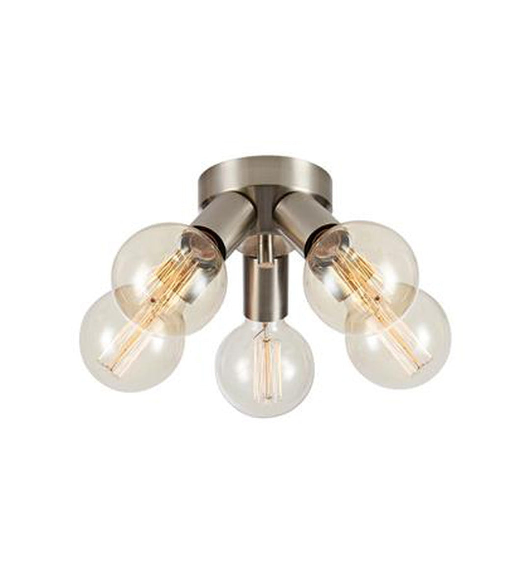 Mazzo taklampe 5-lys - Satin Nikkelfarget - Nikkel-Taklamper-Marksløjd-Nikkel-Mrk-108554-Lightup.no
