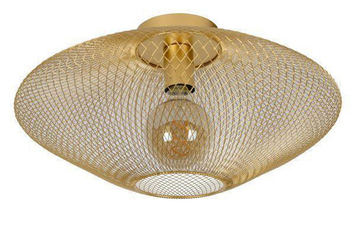 Mesh taklampe 45 cm-Taklamper-Lucide-Messing-LC21123/45/02-Lightup.no