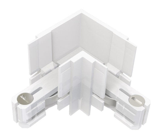 Microline L-connector vinkelskjøt 24V-Microline-NorDesign-Grafitt svart-382401205-Lightup.no