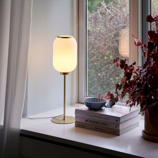 Milford bordlampe-Bordlamper-Nordlux-Svart / Hvit-48965001-Lightup.no