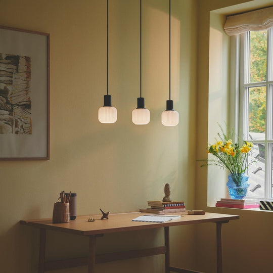 Milford mini takpendel 3-lys-Takpendler-Nordlux-Hvit-2412623003-Lightup.no