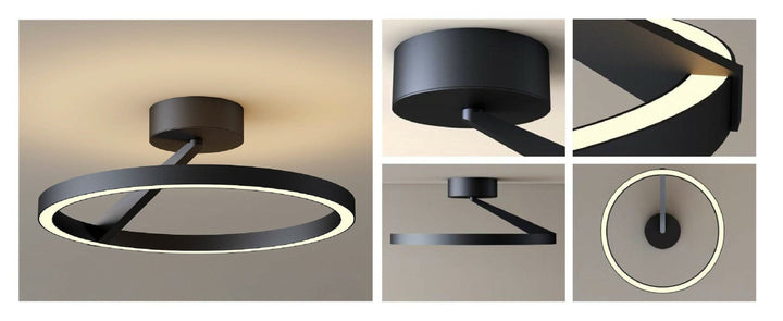 Mind 330 taklampe 12,6W 2700 Kelvin RA90 dimbar-Taklamper-NorDesign-Svart-873300105-Lightup.no
