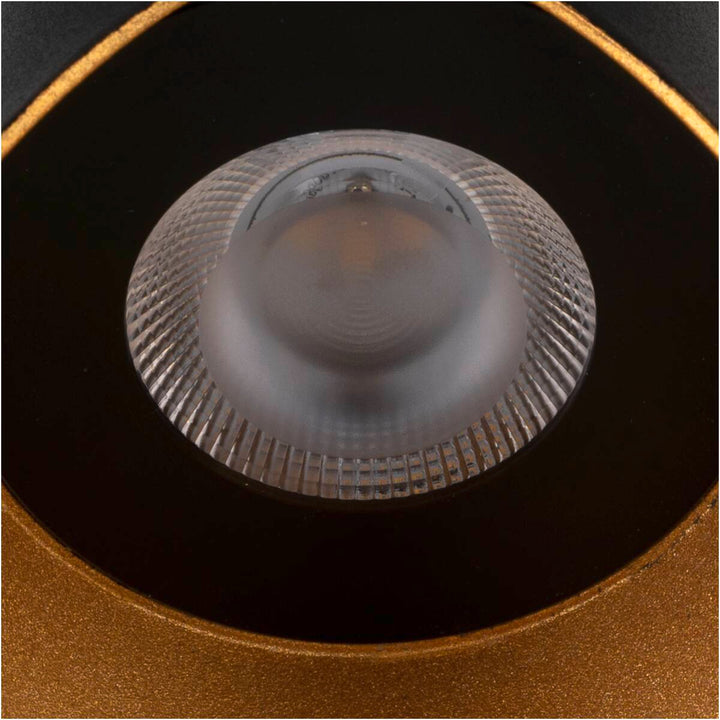 Modela vegglampe utendørs opp/ned 7,5W 2700 kelvin IP65 - dimbar-Utebelysning vegg opp og ned-Slv-Svart / Gullfarget-slv-1007807-Lightup.no
