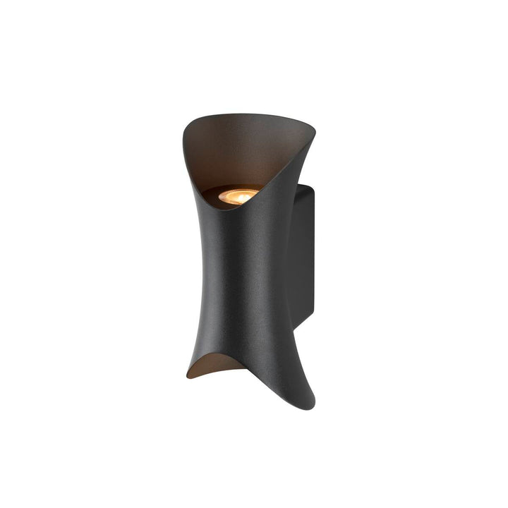 Modela vegglampe utendørs opp/ned 7,5W 2700 kelvin IP65 - dimbar-Utebelysning vegg opp og ned-Slv-Svart / Gullfarget-slv-1007807-Lightup.no