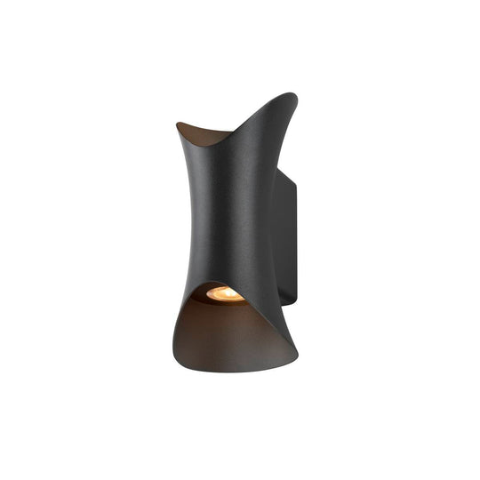 Modela vegglampe utendørs opp/ned 7,5W 2700 kelvin IP65 - dimbar-Utebelysning vegg opp og ned-Slv-Svart-slv-1007808-Lightup.no