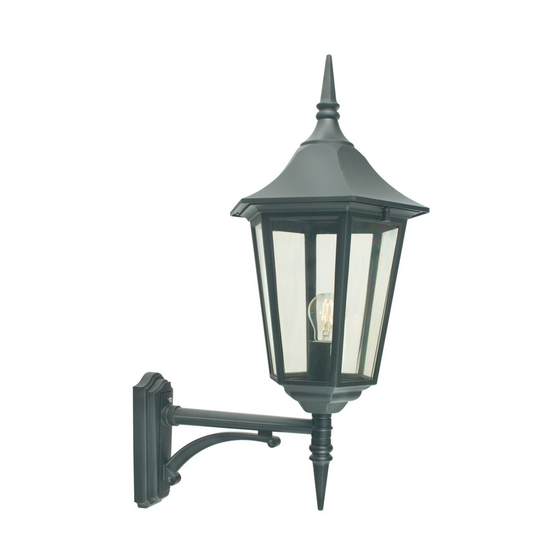 Modena 380 BIG-Utebelysning vegg klassisk-Norlys-Svart-3101704-Lightup.no