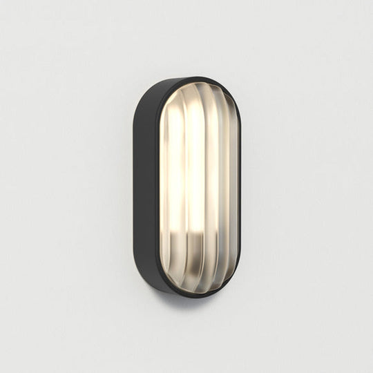 Montreal Oval vegglampe utendørs IP44 E27-Utebelysning vegg veggskjold-Astro Lighting-Svart-Asg__1032007-Lightup.no