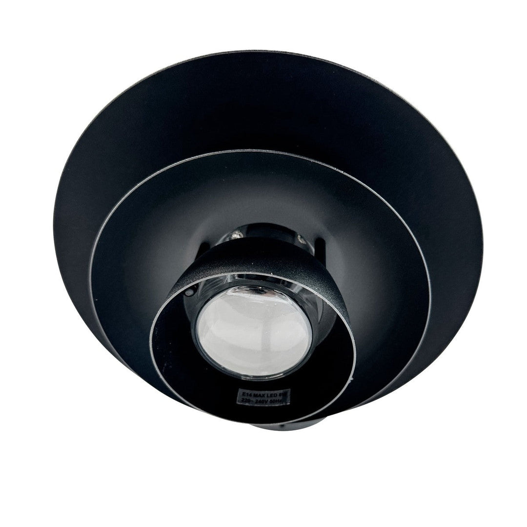 Morph D24 utendørs vegglampe IP44-Utebelysning vegg klassisk-Dyberg Larsen-Svart-DL-8231-Lightup.no