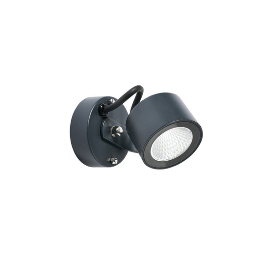 Moss 6163 vegg spot utendørs IP65 8W-Utebelysning vegg opp og ned-Norlys-Grafitt-3104120-Lightup.no