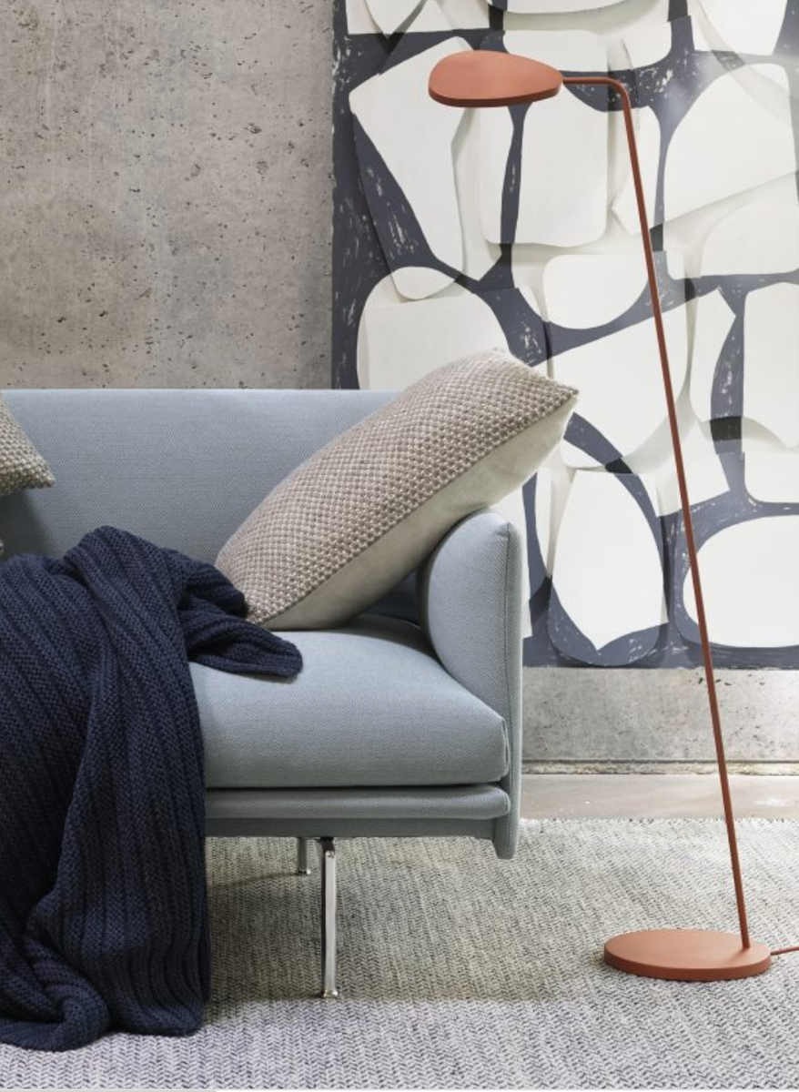 Muuto Leaf gulvlampe-Gulvlamper-MUUTO-Grå-MUO__13430-Lightup.no