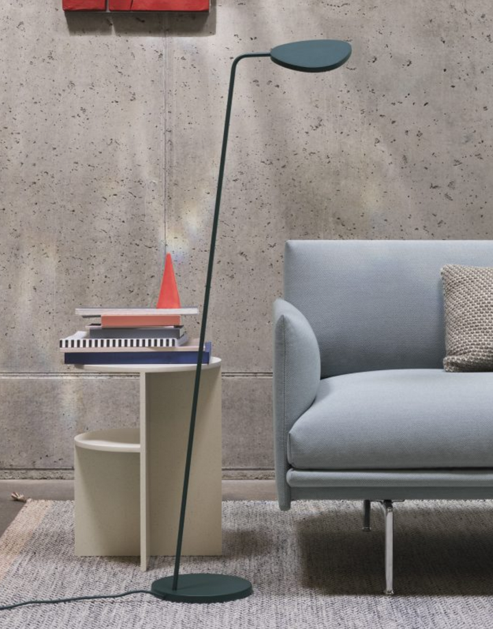 Muuto Leaf gulvlampe-Gulvlamper-MUUTO-Grå-MUO__13430-Lightup.no