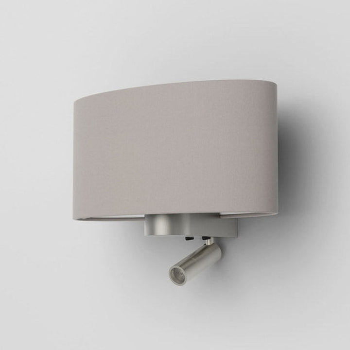 Napoli Reader vegglampe-Vegglamper-Astro Lighting-Nikkel / Hvit-Asg__1185003+5014001-Lightup.no