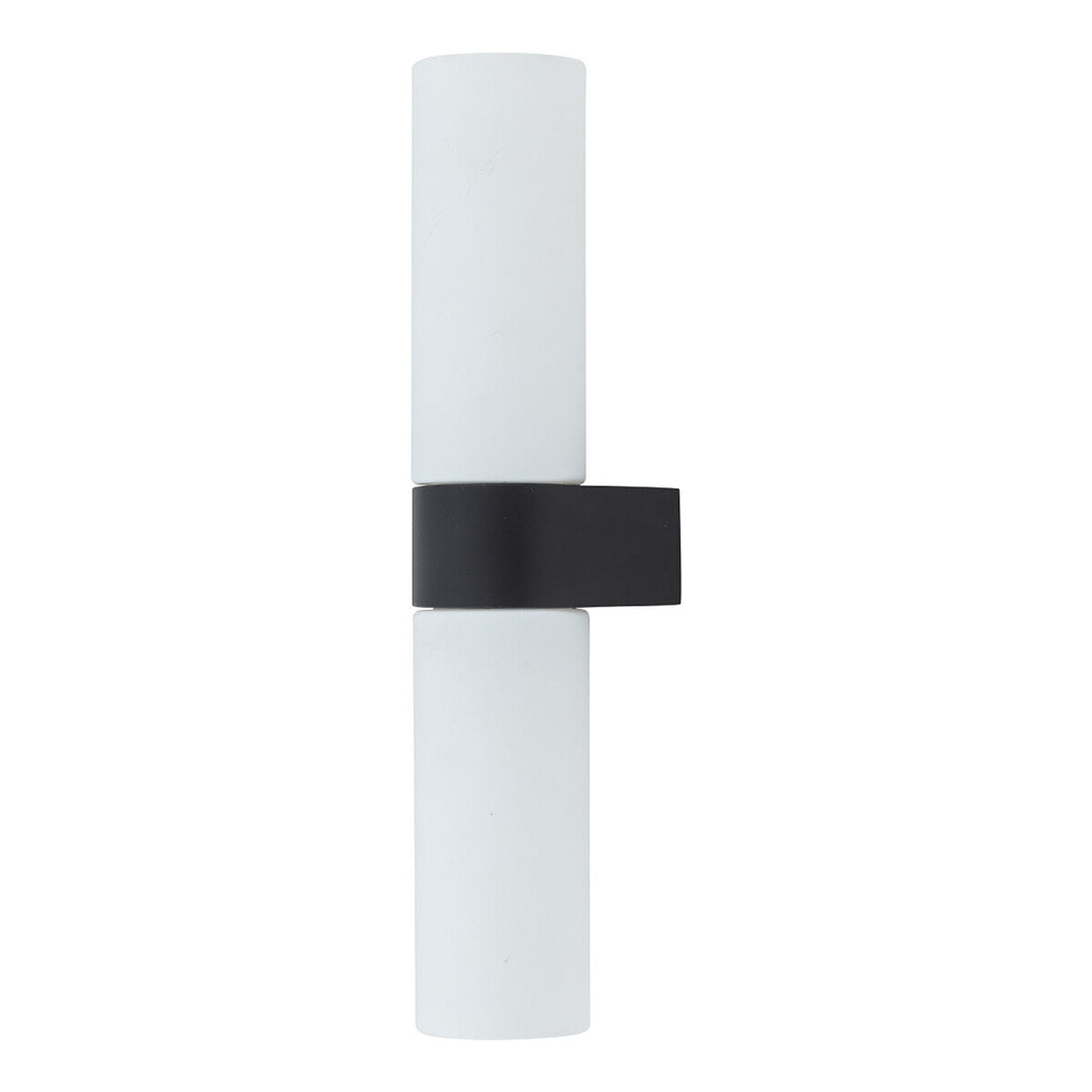 Natalie vegglampe dobbel IP44-Baderomsbelysning vegglamper-Nowodvorski-Opal/Messingfarget-N-10727-Lightup.no