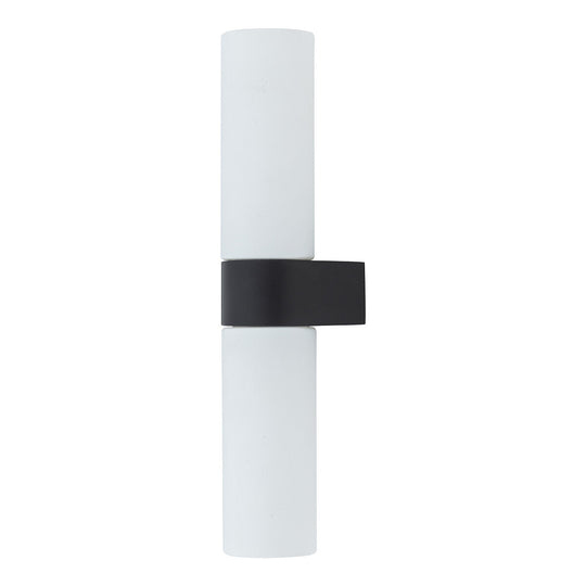Natalie vegglampe dobbel IP44-Baderomsbelysning vegglamper-Nowodvorski-Opal/Messingfarget-N-10727-Lightup.no