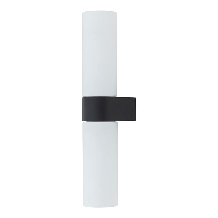 Natalie vegglampe dobbel IP44-Baderomsbelysning vegglamper-Nowodvorski-Opal/Messingfarget-N-10727-Lightup.no