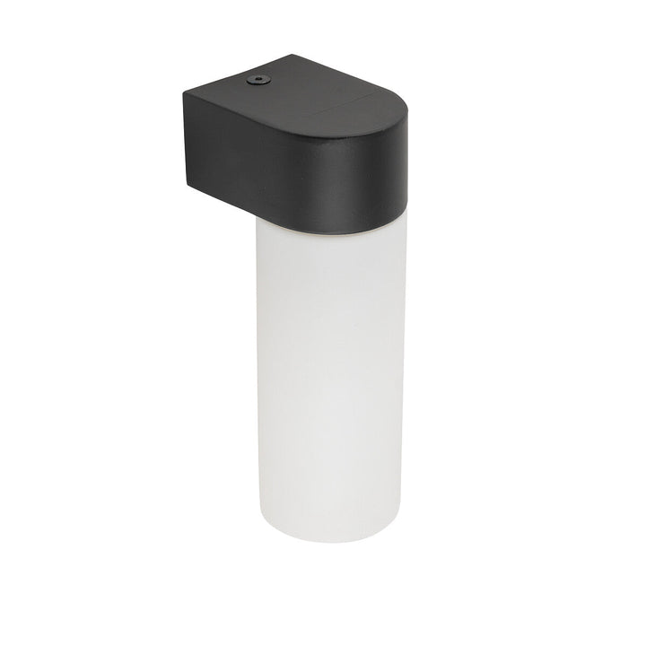 Natalie vegglampe enkel IP44-Baderomsbelysning vegglamper-Nowodvorski-Opal/Svart-N-10725-Lightup.no