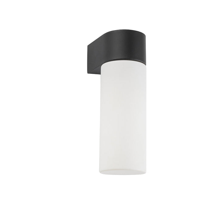 Natalie vegglampe enkel IP44-Baderomsbelysning vegglamper-Nowodvorski-Opal/Svart-N-10725-Lightup.no