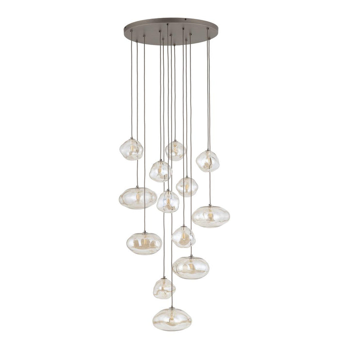 Nebia rondell takpendel 13-lys-Takpendler-TK Lighting-Brun-TK-11794-Lightup.no