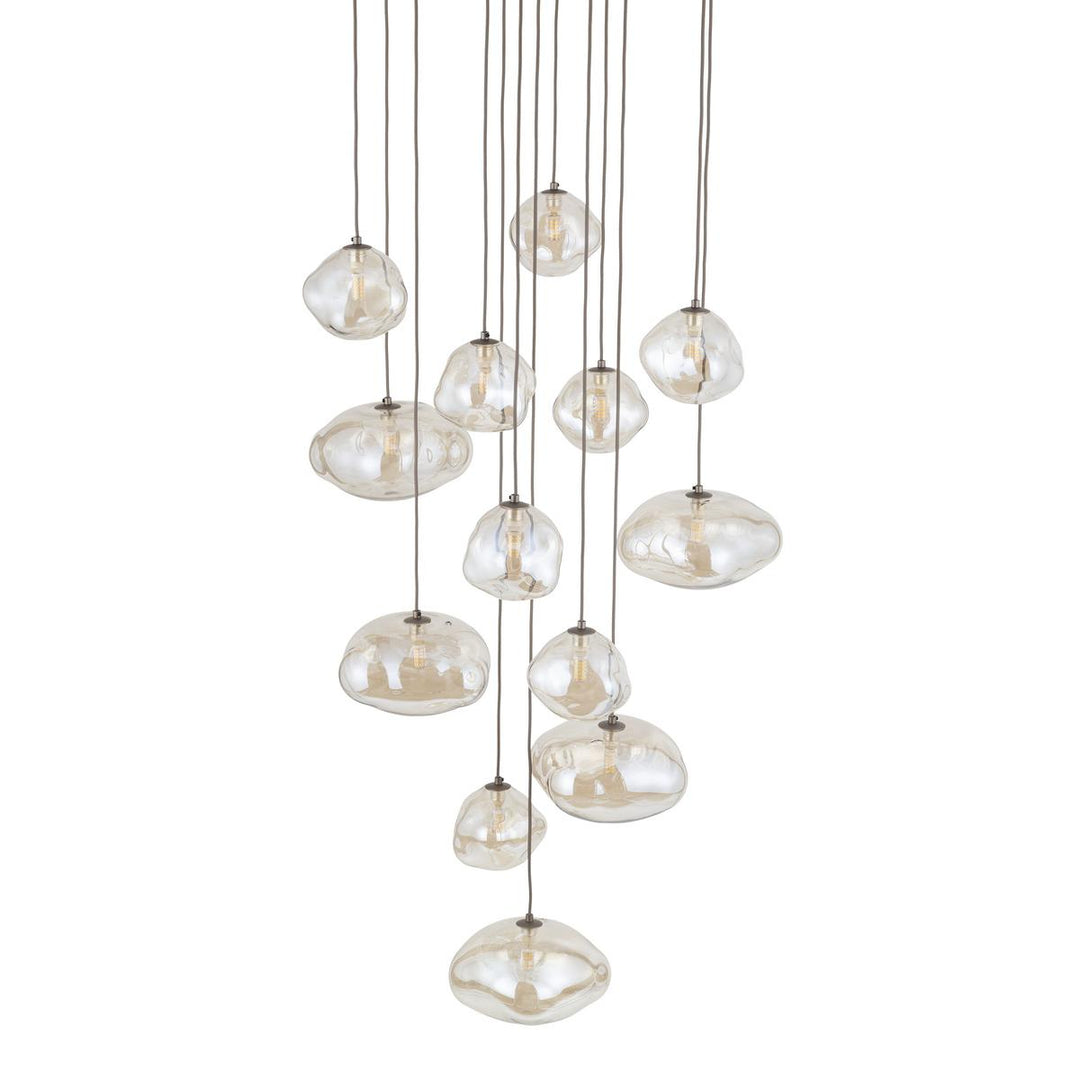 Nebia rondell takpendel 13-lys-Takpendler-TK Lighting-Brun-TK-11794-Lightup.no